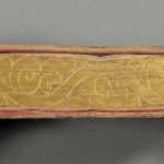 Gauffered edget of the "Book of Common Prayer." Photo by Pete Smith.