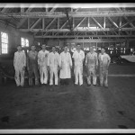 Unidentified Itinerant Photographer, "Glover Johns Ford," 1934. Gelatin silver glass plate negative.