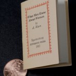 "What Men Know About Women," by A. Mann. The book is entirely blank. Photo by Pete Smith.