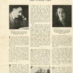 Newspaper article “By their Books Shall Ye Know Them.” Printed in a Westchester County newspaper, 1928.