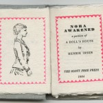 Title page of "Nora Awakened: A Portion of 'A Doll's House'" (The Scott Free Press, 1984) by Henrik Ibsen. Photo by Pete Smith.