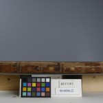 Leather spine of forged Shakespearian manuscripts is broken from end to end.