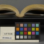 The repaired book opens well.