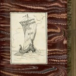 Inside front cover of Journal of My Life in India, 1825-1857 by Lieutenant Colonel Alexander Cumming Dewar.