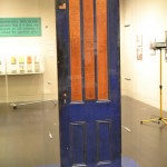 The Greenwich Village book shop door is on display through January 22 as part of "The Greenwich Village Bookshop Door: A Portal to Bohemia, 1920-1925."