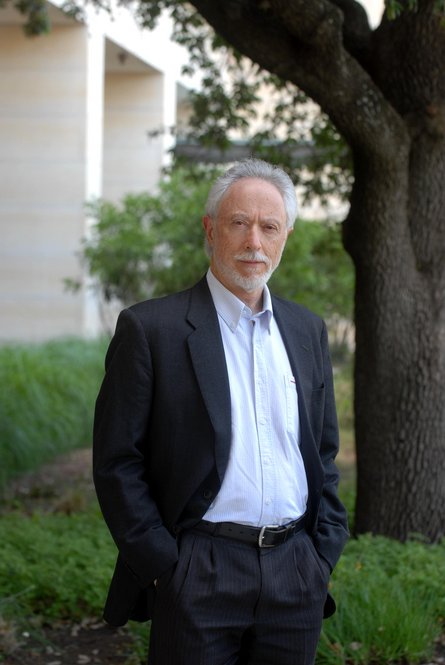 A portrait of J. M. Coetzee taken during his visit to The University of Texas at Austin in May 2010. Photo by Marsha Miller.