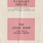 Playbill for Graham Greene’s "The Living Room."