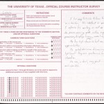Coetzee taught at the Michener Center for Writers at The University of Texas at Austin in 1995. The anonymous student evaluations for the class are included in the archive, and in this sample, a student refers to Coetzee's "world-class" intellect.
