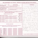 Coetzee taught at the Michener Center for Writers at The University of Texas at Austin in 1995. The anonymous student evaluations for the class are included in the archive.