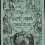 Cover of a first edition of the first part of "The Mystery of Edwin Drood" by Charles Dickens. 1870.