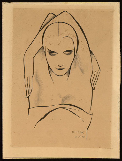 De Negre, 1931. Pen and ink. ©Tom Lea Institute.