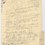 File folder with notes for "The Tortilla Curtain" by T. C. Boyle.