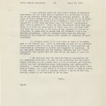 Second page of letter from Morris Ernst to Birth Control Federation, dated March 30, 1939. Morris Ernst collection.