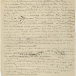 Leaf from the autograph manuscript of L. Frank Baum's "The Tin Woodman of Oz," 1918.