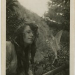 Doyle wrote “The Coming of the Fairies” (1922) in defense of the Cottingley fairy photographs, which he believed to be genuine. Arthur Conan Doyle photography collection.