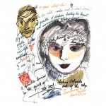 Page from Henry Miller's "Insomnia or the Devil at Large" (1970).