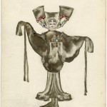 Norman Bel Geddes costume design for Noble Gentleman in "The Miracle," ca. 1924. Image courtesy of the Edith Lutyens and Norman Bel Geddes Foundation.