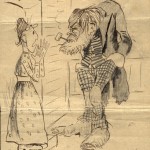 O. Henry’s illustrated comic verses for his daughter, Margaret, not dated.