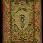 Front cover of Thomas Moore’s “Lalla Rookh” with a jeweled binding by Sangorski & Sutcliffe. Photo by Pete Smith.
