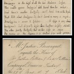 Undated children's verse cards from Sara Coleridge collection. These verses—on such topics as English history, Latin vocabulary, and animals—formed the foundation for Coleridge's “Pretty Lessons in Verse for Good Children and Lessons in Latin, in Easy Rhyme,” published in 1834.