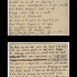 Undated children's verse cards from Sara Coleridge collection. These verses—on such topics as English history, Latin vocabulary, and animals—formed the foundation for Coleridge's “Pretty Lessons in Verse for Good Children and Lessons in Latin, in Easy Rhyme,” published in 1834.