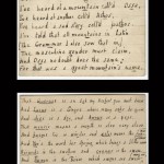 Undated children's verse cards from Sara Coleridge collection. These verses—on such topics as English history, Latin vocabulary, and animals—formed the foundation for Coleridge's “Pretty Lessons in Verse for Good Children and Lessons in Latin, in Easy Rhyme,” published in 1834.