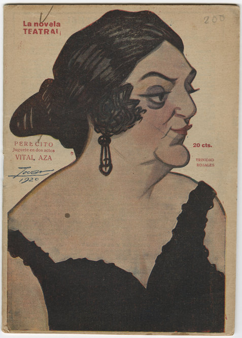 Actress Trinidad Rosales, by Manuel Tovar.