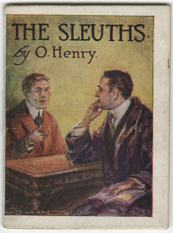 This tiny volume, featuring a Sherlockian parody by O. Henry, formed one of a series of “The World’s Best Short Stories” distributed with packets of cigarettes.