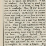Rather than deduction, shutting down boring conversationalists is the métier of Dudley Jones—probably a more useful skill in the world of his creator, P. G. Wodehouse. Perhaps Wodehouse was imagining himself in the role of Dr. Watson, here rendered as “Wuddus.”