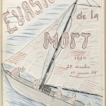 Belbenoit’s illustration depicting one of his early, unsuccessful escape attempts by sea.