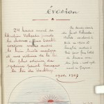 Title page for the manuscript’s chapter, “The Last Escape.”