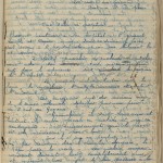 Belbenoit’s notes, sewn into the manuscript pages.