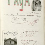 A page from the manuscript of "Dry Guillotine," including a picture of Belbenoit.