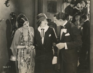 Movie still for “The Great Gatsby” (1926). Fitzgerald received around $13,500 for the film rights and was reportedly disappointed in the production, starring Warner Baxter and Lois Wilson. The only part of the movie that remains is the trailer.