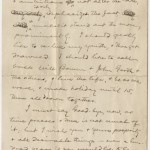 Second page from a letter from Samuel Clemens to Mrs. Dora Goff Bowen, dated June 6, 1900.