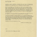 Memo from David O. Selznick regarding the line “Frankly, My Dear. . .” from Gone With The Wind, October 20, 1939.