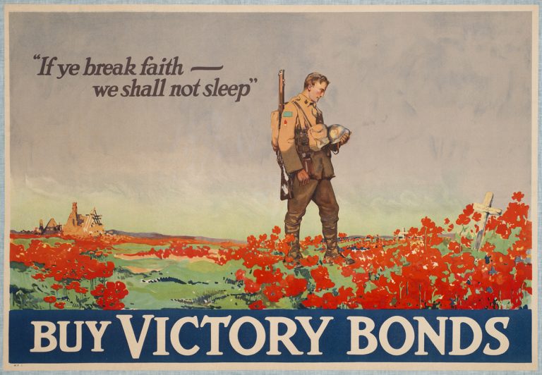 Frank Nicolet Lucien “In Flanders Fields” poster, 1918