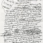 Mailer’s handwritten notes on the mystery of “Oswald’s Tale.”