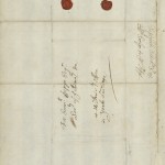 Detail of first folio of Evelyn to Pepys letter