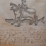 A reader annotates the "Pardoner's Prologue." Photo by Hope Johnston.