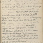 Page from Robert W. Chambers's manuscript of "The Maker of Moons."