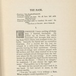 Page from "The King in Yellow" by Robert G. Chambers.