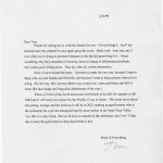 Letter from Boyle to L.A. Weekly Magazine, dated February 26, 1999.