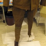 First fitting of jodhpurs with initial Fosshape leg. Photo by Jill Morena.