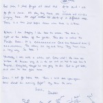 Letter from Ian McEwan to his then-8-year-old son William, dated March 4, 1991.