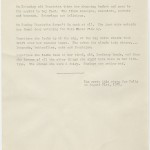 Typescript of Ian McEwan's short story "A Very Very Very Very Very Old Lady," dated Aug. 21, 1975. McEWan wrote the story for his then-5-year-old stepdaughter Polly for her to illustrate.