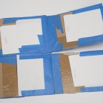 Cardboard mock-up for McSweeney's Quarterly Concern, Issue 16 (May 2005). Photo by Pete Smith.