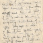 Wilfred Owen’s last letter to his mother, Oct. 31, 1918.