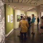 Visitors in “The World at War, 1914-1918,” exhibition. Photo by Pete Smith.