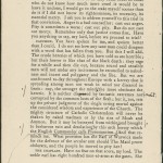 "THE ASSESSORS: [whispering] Protestantism! What was that? What does the Bishop mean? Is it a new heresy? The English commander, he said. Did you ever hear of Protestantism? &c. &c." Joan’s trial pre-dates the Reformation by almost a century, but in Shaw’s version of events, as he explains in the Preface, Joan was the first Protestant martyr, as indeed she was also the first French nationalist. Though the Earl of Warwick has used the word “Protestant” in conversation with Cauchon in the previous scene, the expression obviously means nothing to the priests.